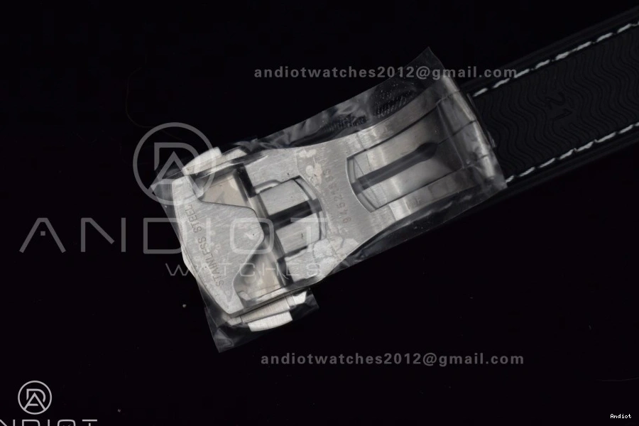 Rubber A8900 Planet Black Edition Ocean on VSF Strap 1:1 Best Clone Dial Super Bezel Gray SS 43.5mm Gray 0103